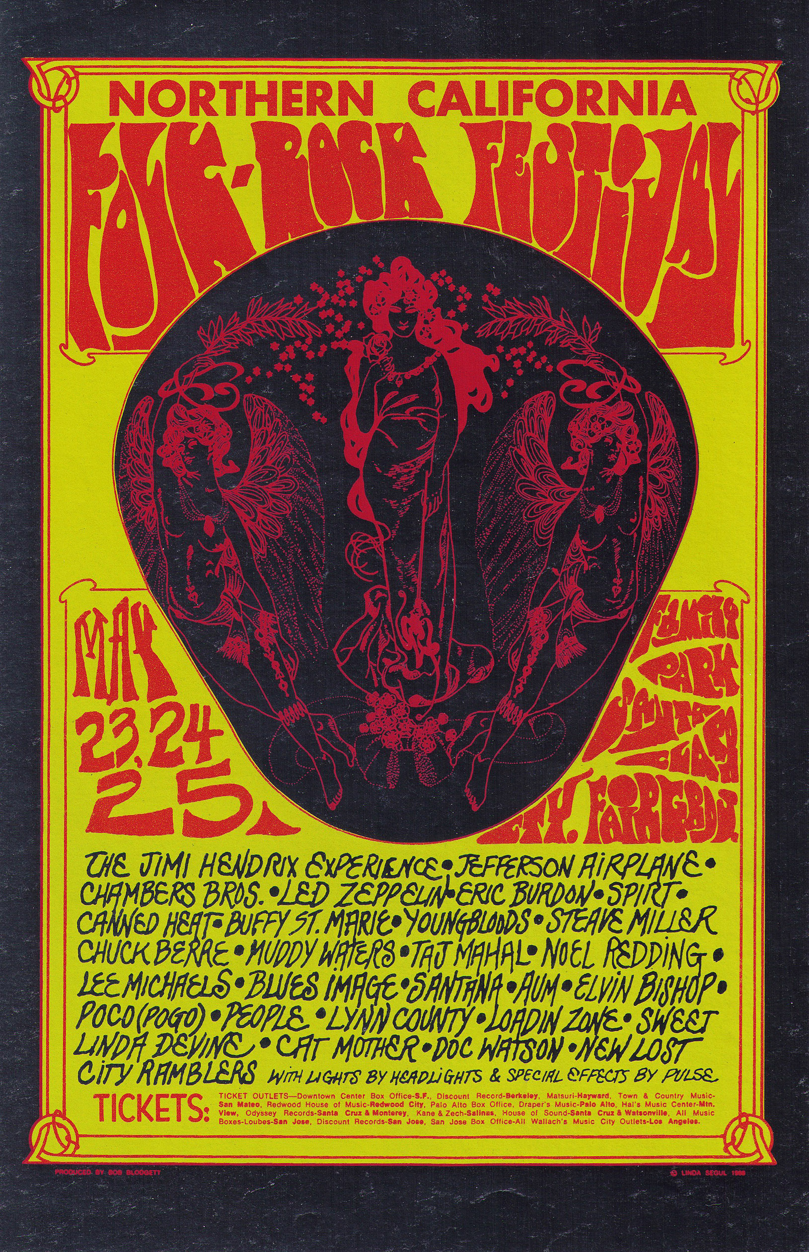 Folk Rock Festival At Santa Clara County Fairgrounds Original Concert 