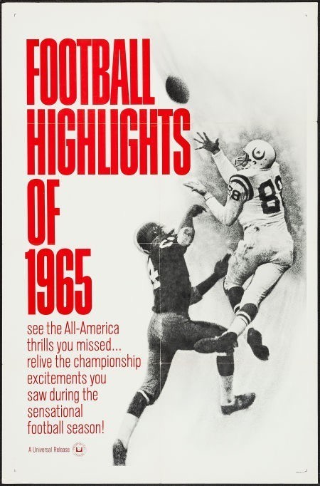 Football Highlights Of 1965