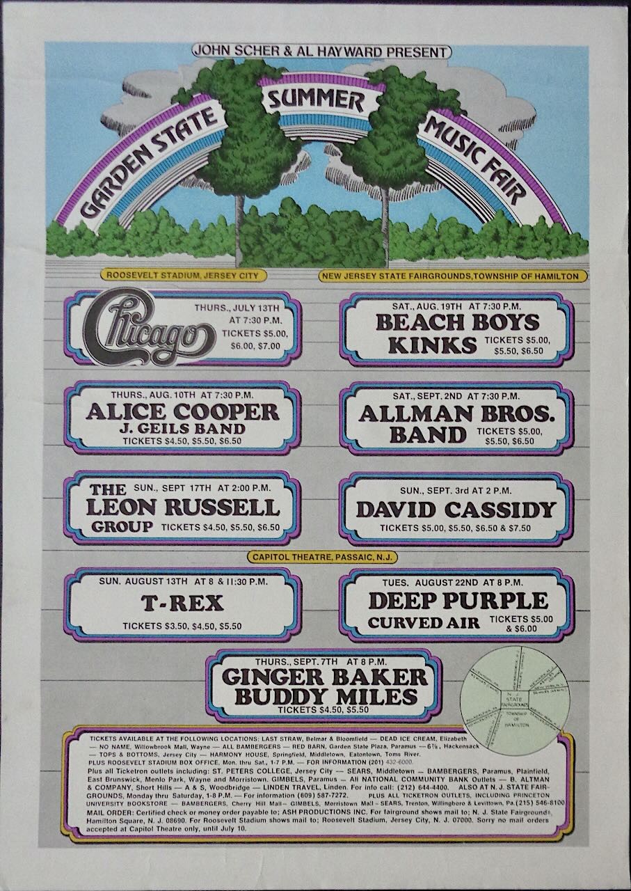 Garden State Music Fair: Jersey City 1975