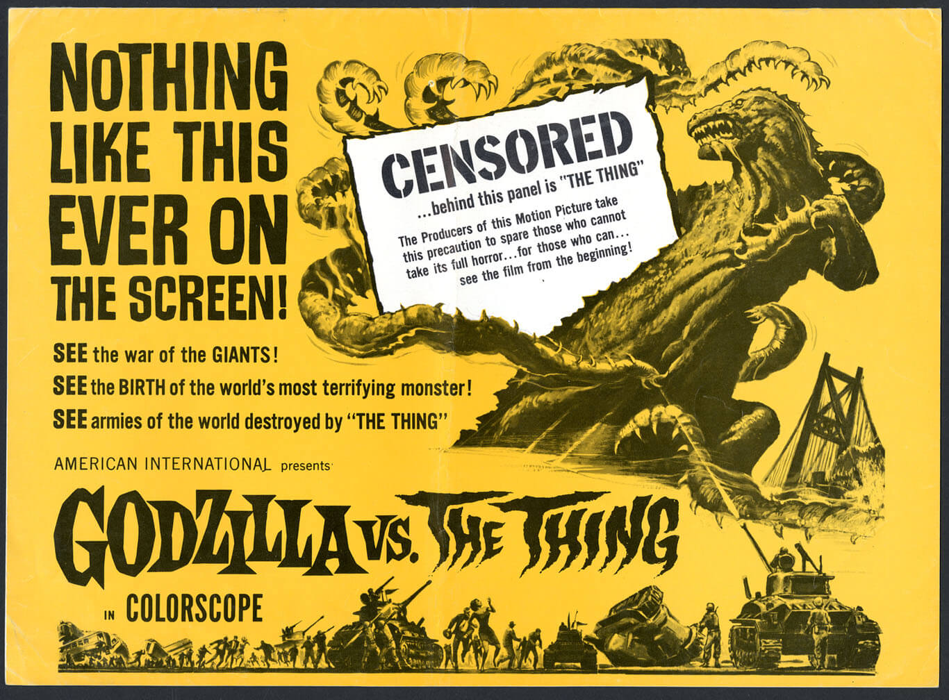 Godzilla vs. The Thing