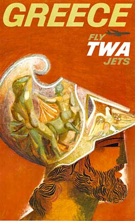 Greece (Helmet) Fly TWA Jets