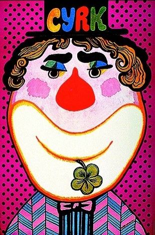Howdy Doody clown with flower