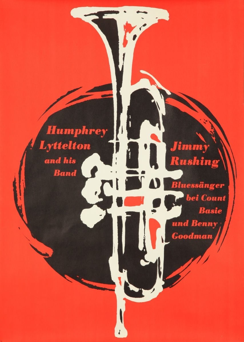 Humphrey Lyttelton and Jimmy Rushing - 1965 German tour