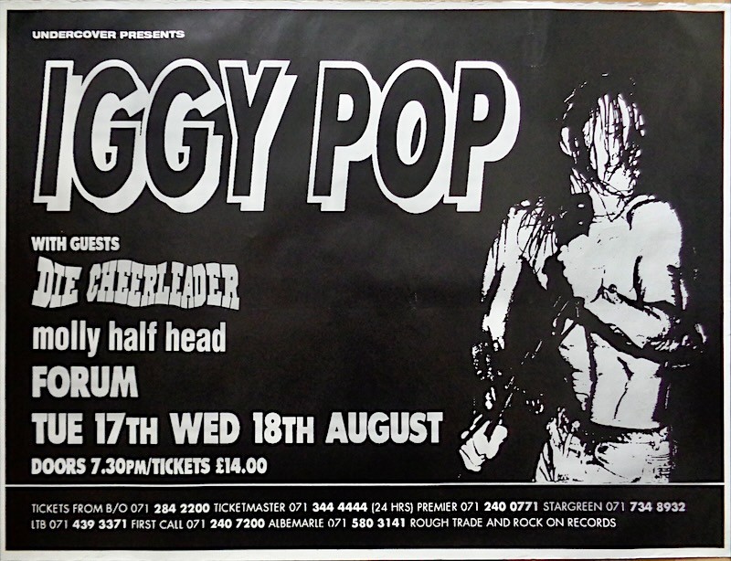 Iggy Pop: London 1993
