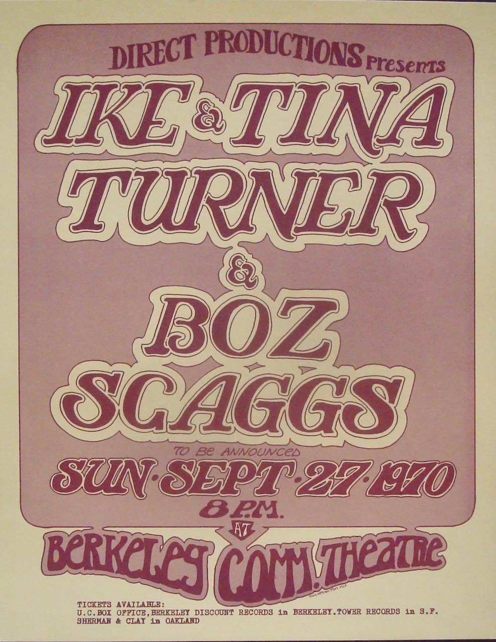 Ike and Tina Turner: Berkeley 1970