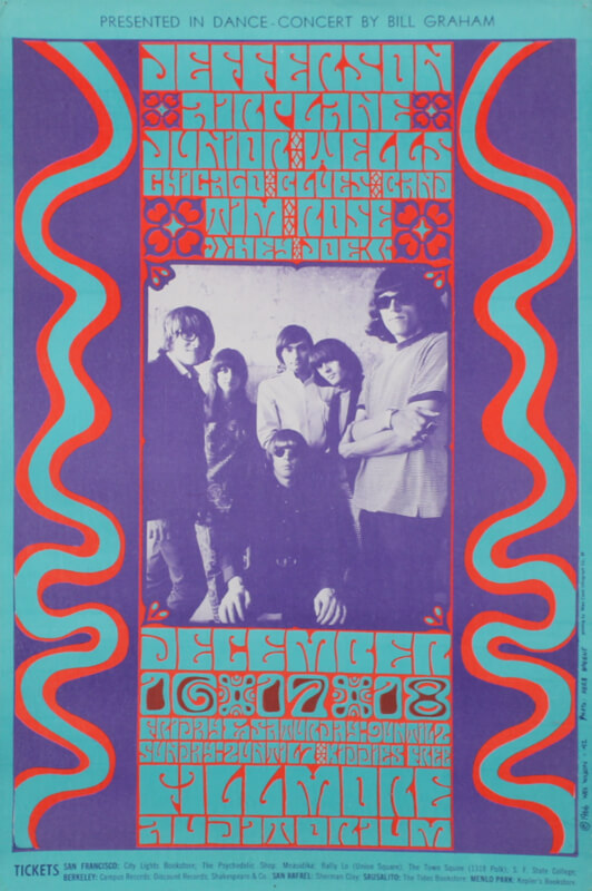 Jefferson Airplane, Junior Wells Chicago Blues Band and Tim Rose, Fillmore Auditorium