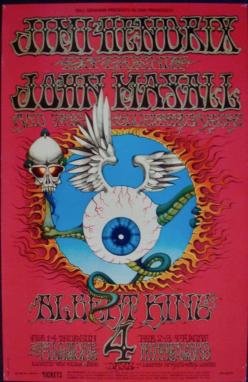 Jimi Hendrix: Filmore West BG 105 RP2