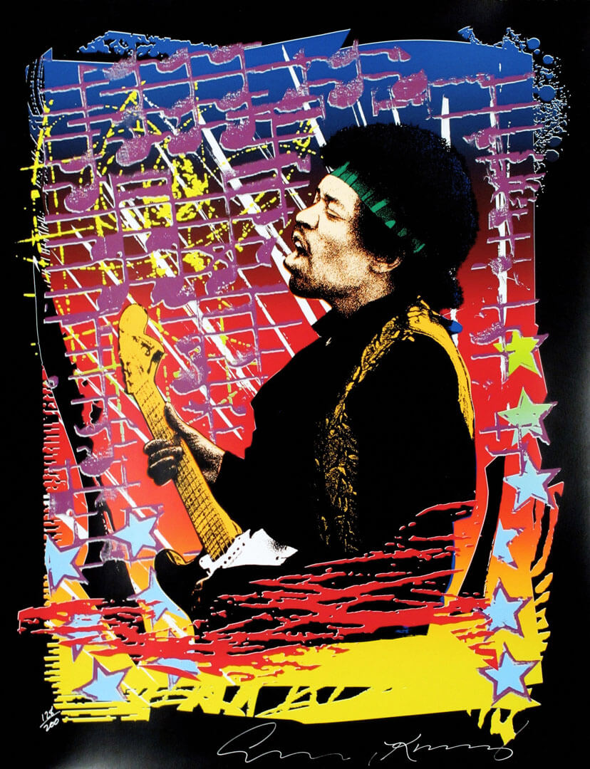 Jimi Hendrix Limited Edition Silkscreen