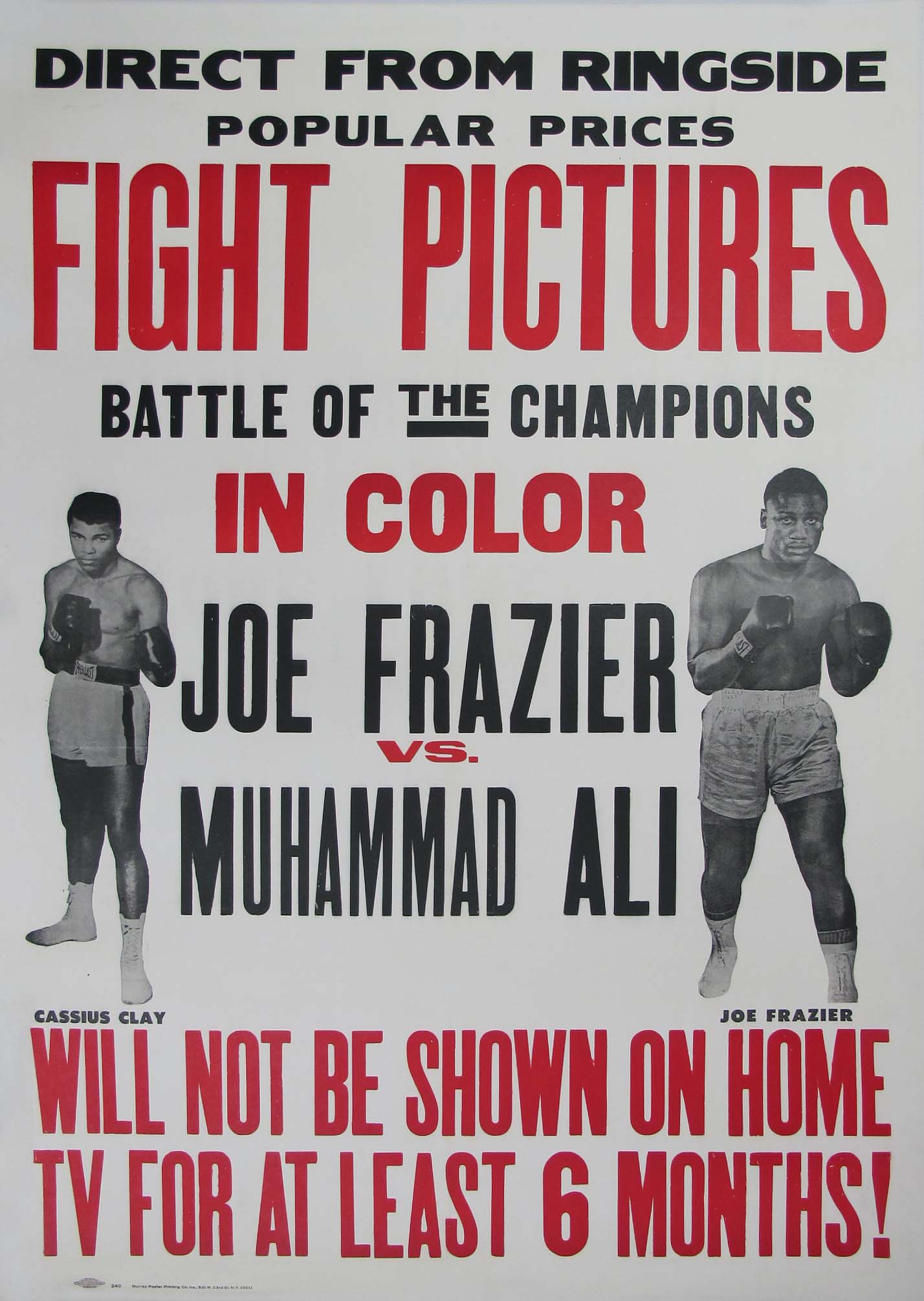  Joe Frazier Vs. Muhammad Ali
