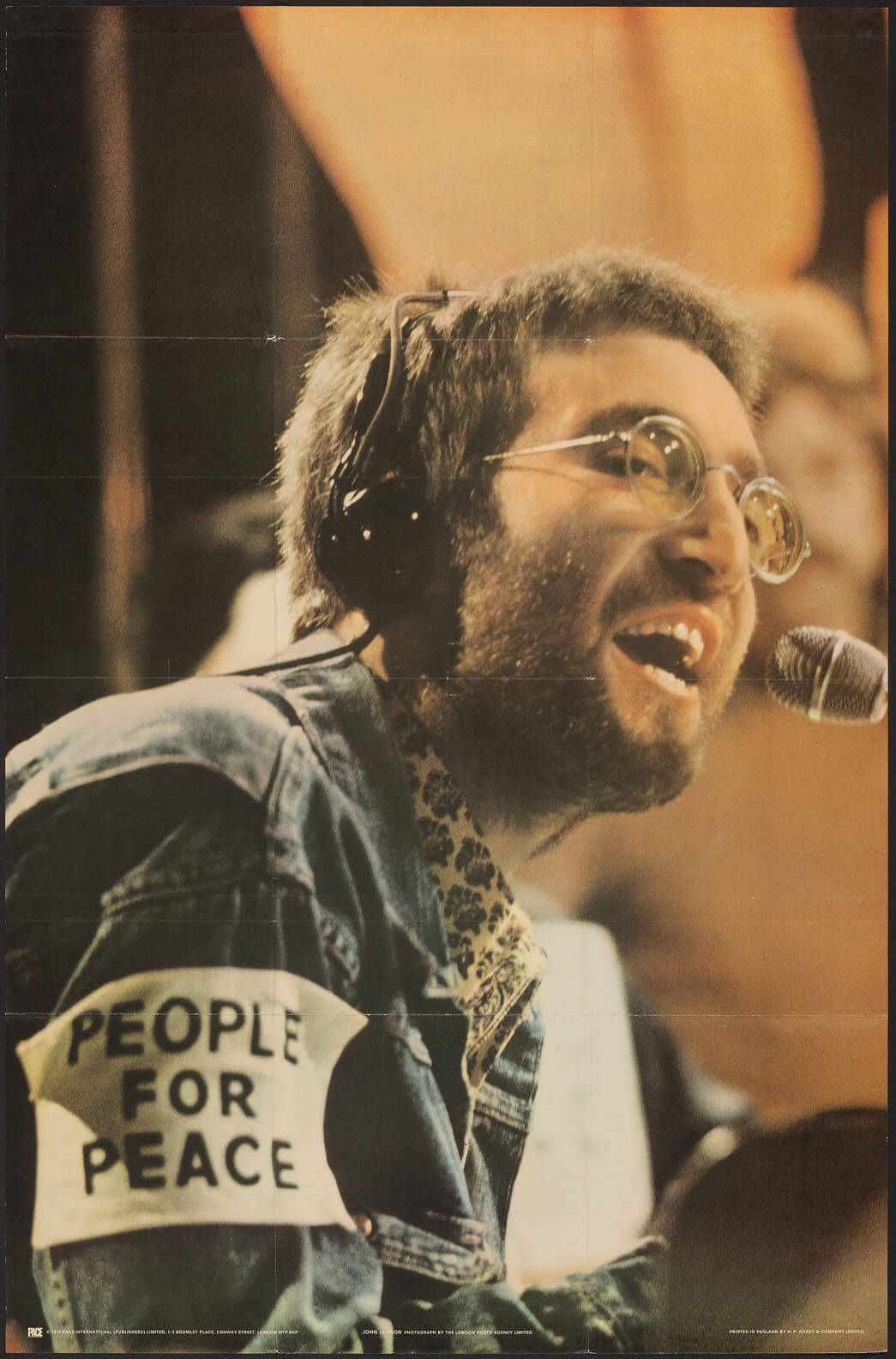 John Lennon - People for Peace British Personality Poster