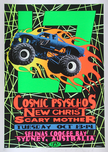 L7 Cosmic Psyschos Concert Poster