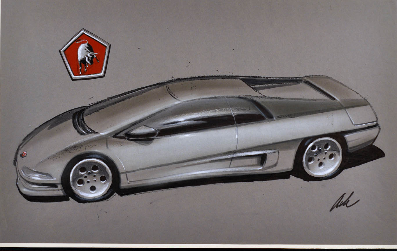 Lamborghini Concept Car Design by Ackerman