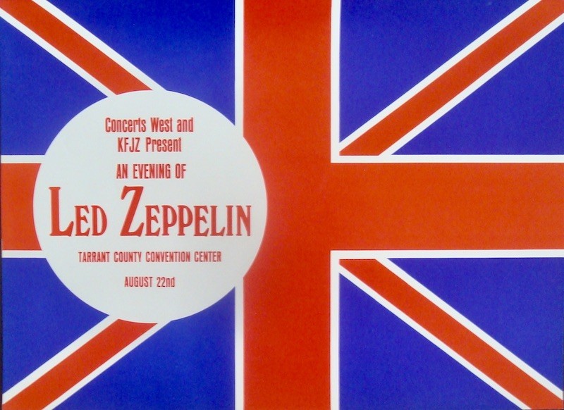 Led Zeppelin: Fort Worth 1970 (Handbill)