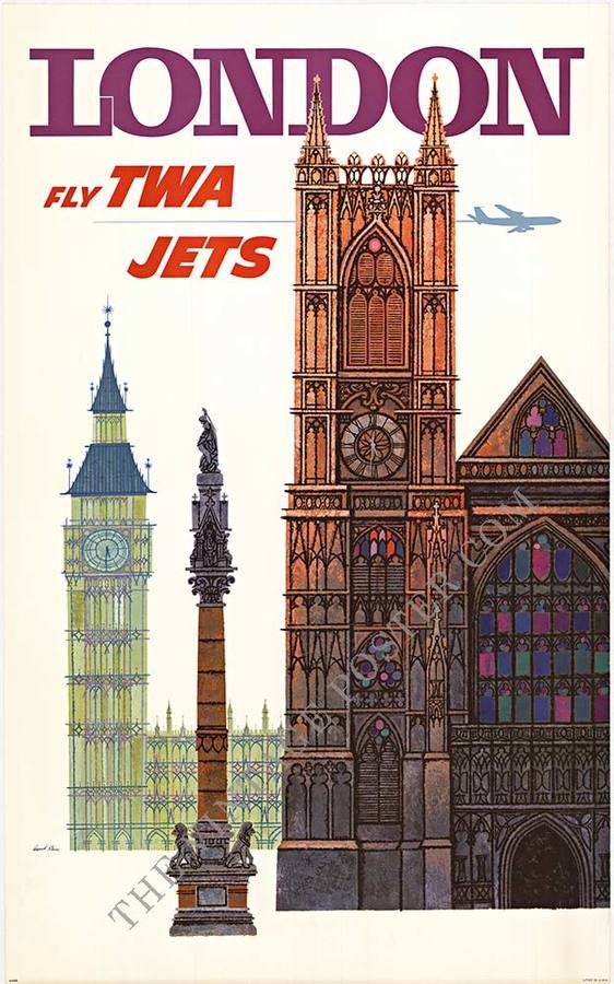 LONDON Fly TWA Jets (S)