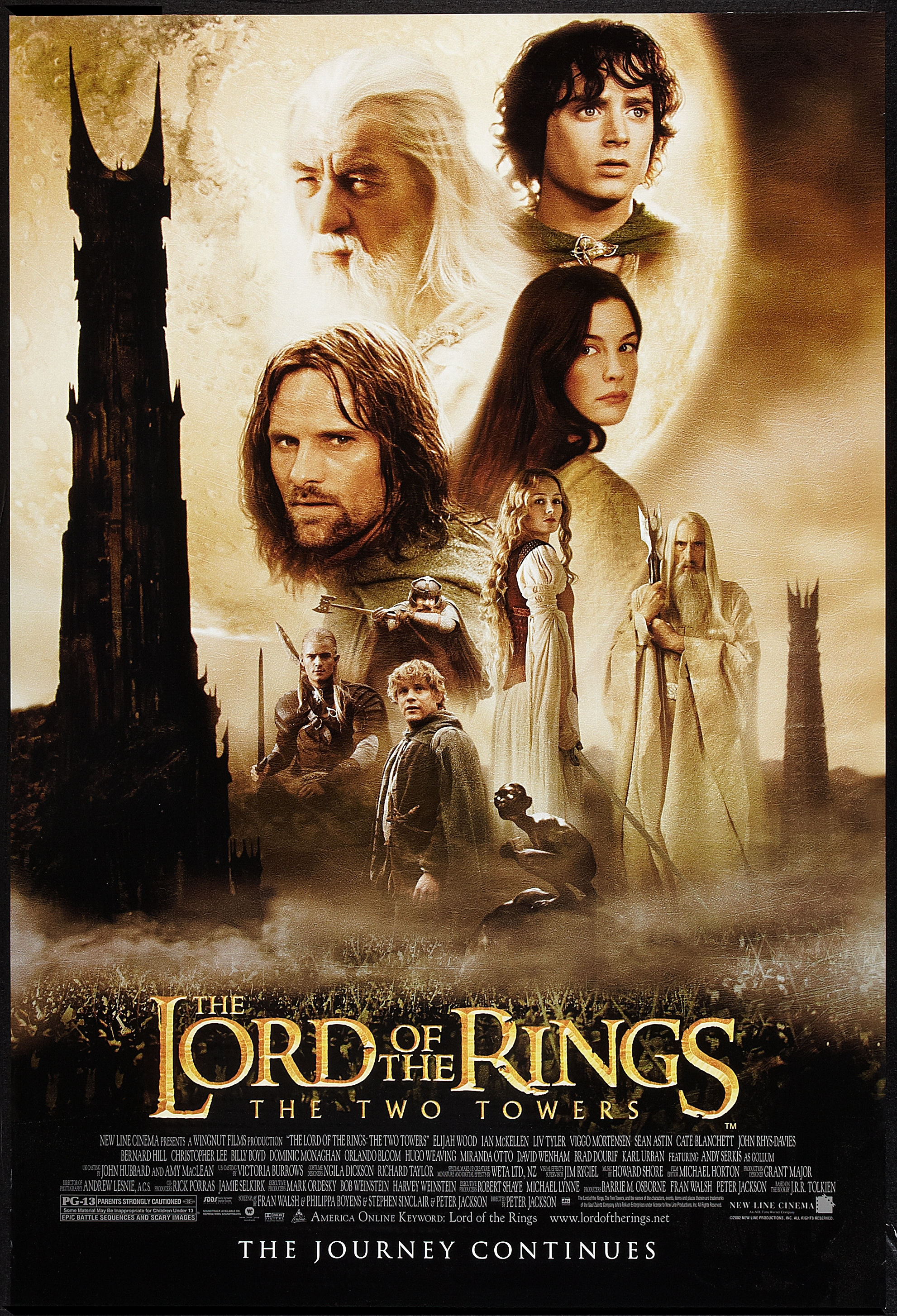 Resultado de imagem para lord of the rings the two towers poster hd
