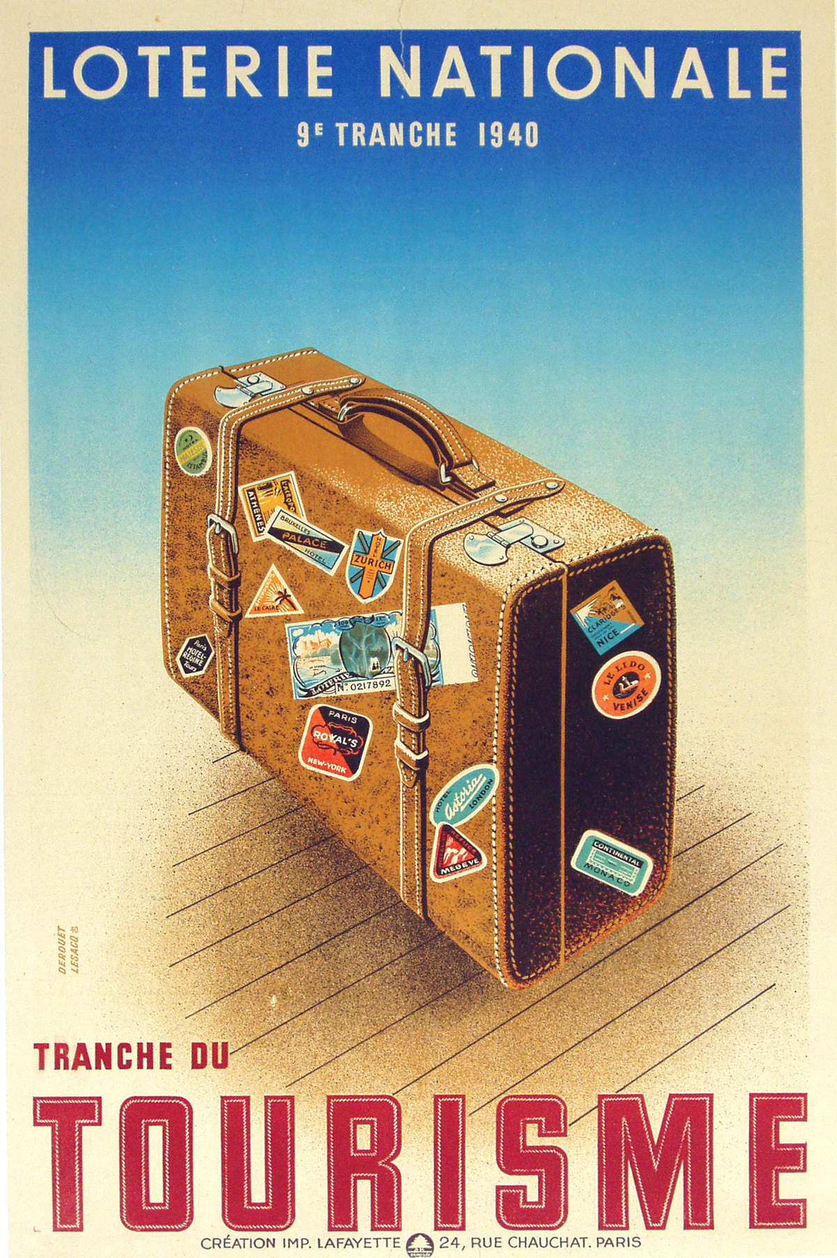 Loterie Nationale Tourisme Suitcase