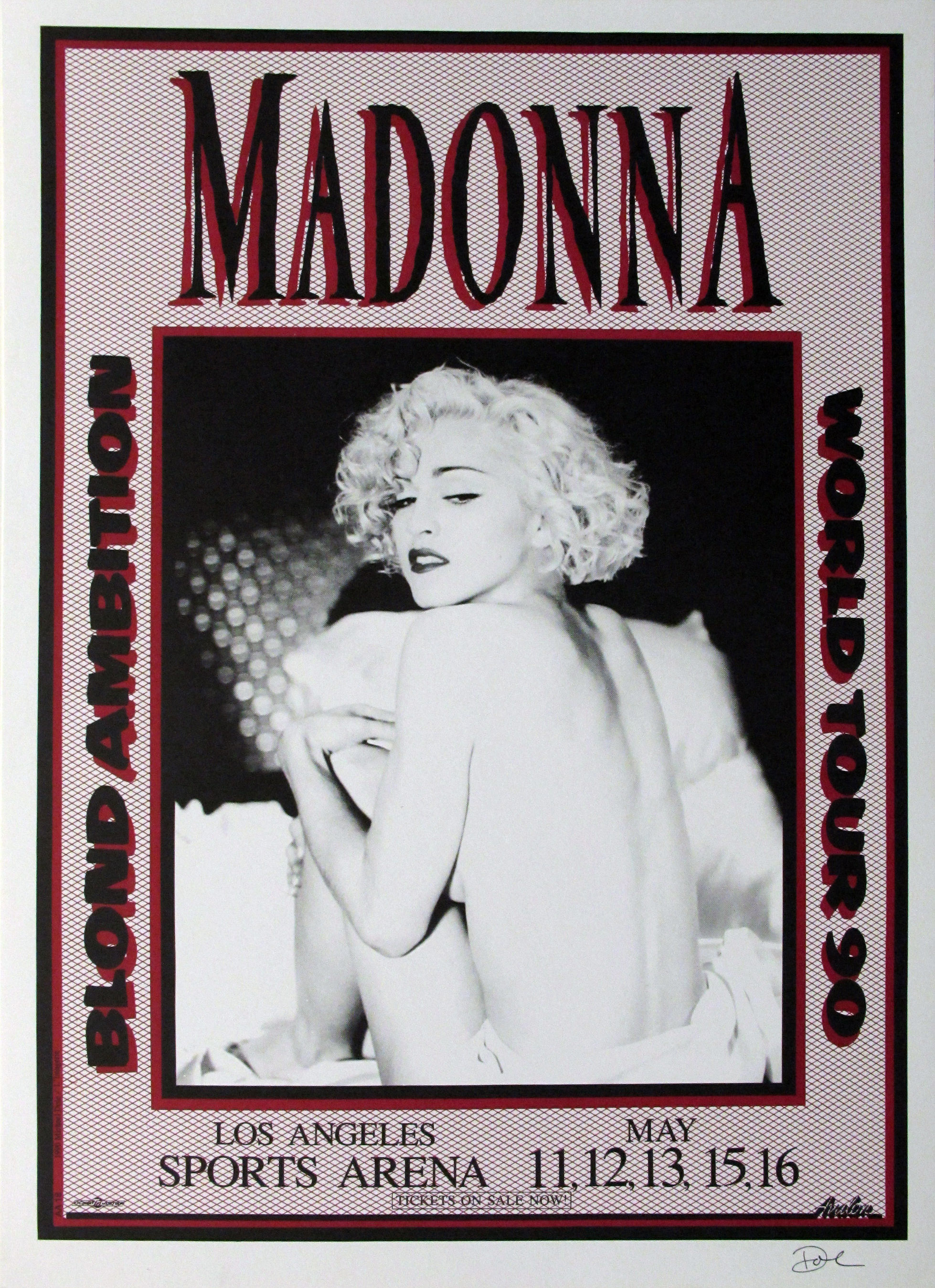 Madonna Original Concert Poster