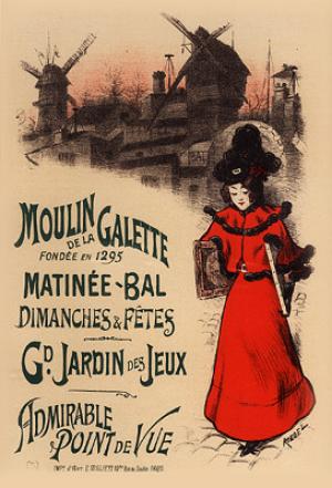 Maitre de L'Affiche: Moulin de la Gallette