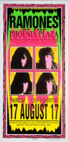 Mark Arminski Ramones Original Rock Concert Poster
