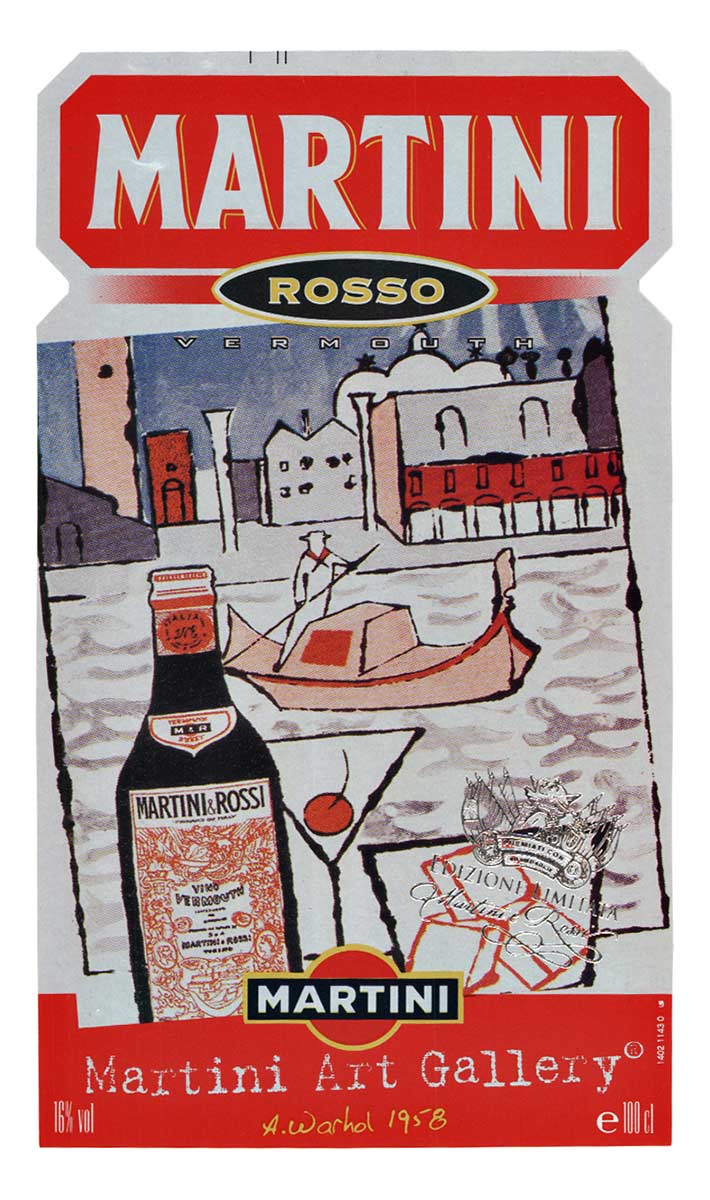 Martini Rosso, Martini Art Gallery label | Limited Runs