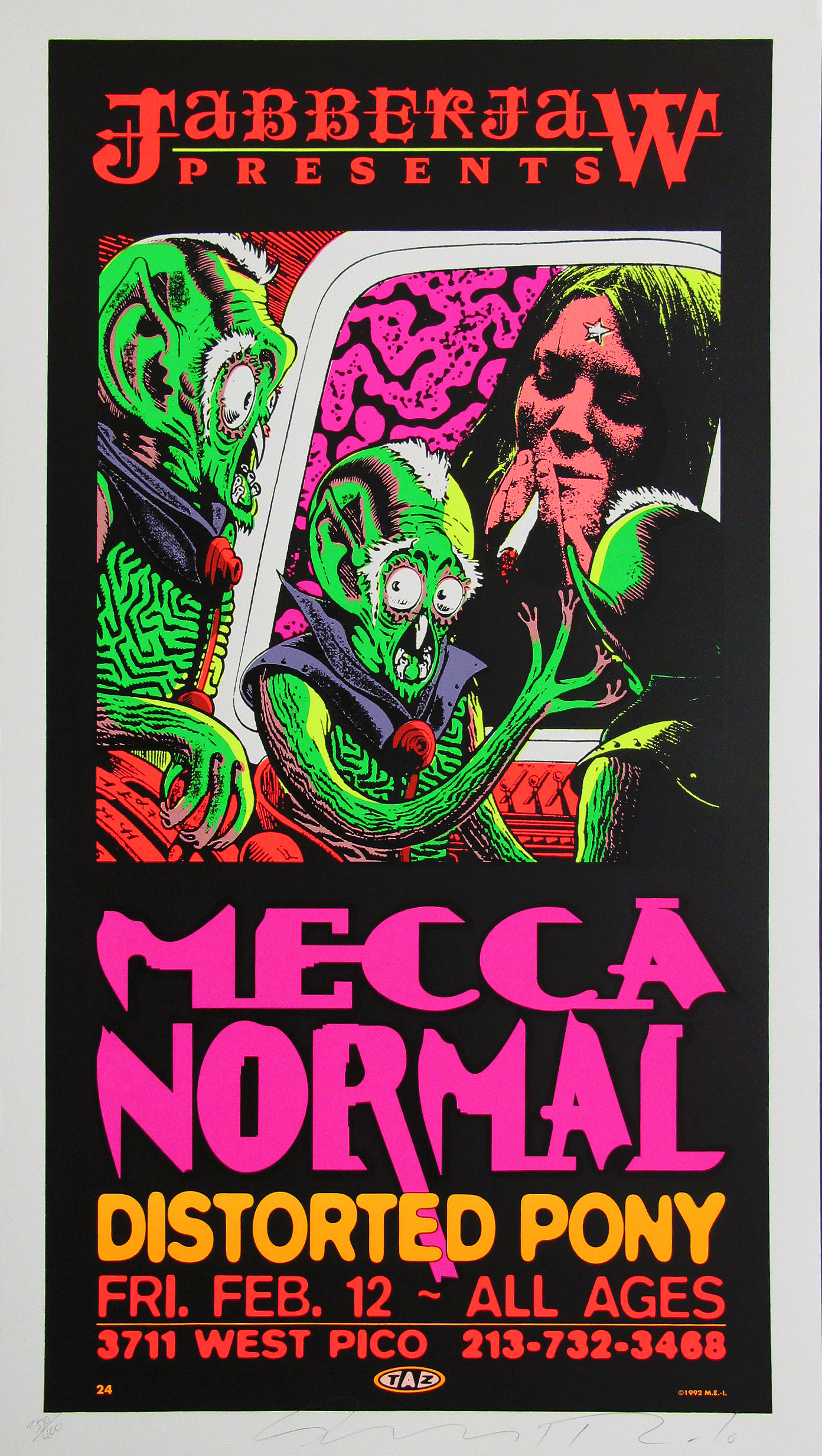Mecca Normal Concert Poster