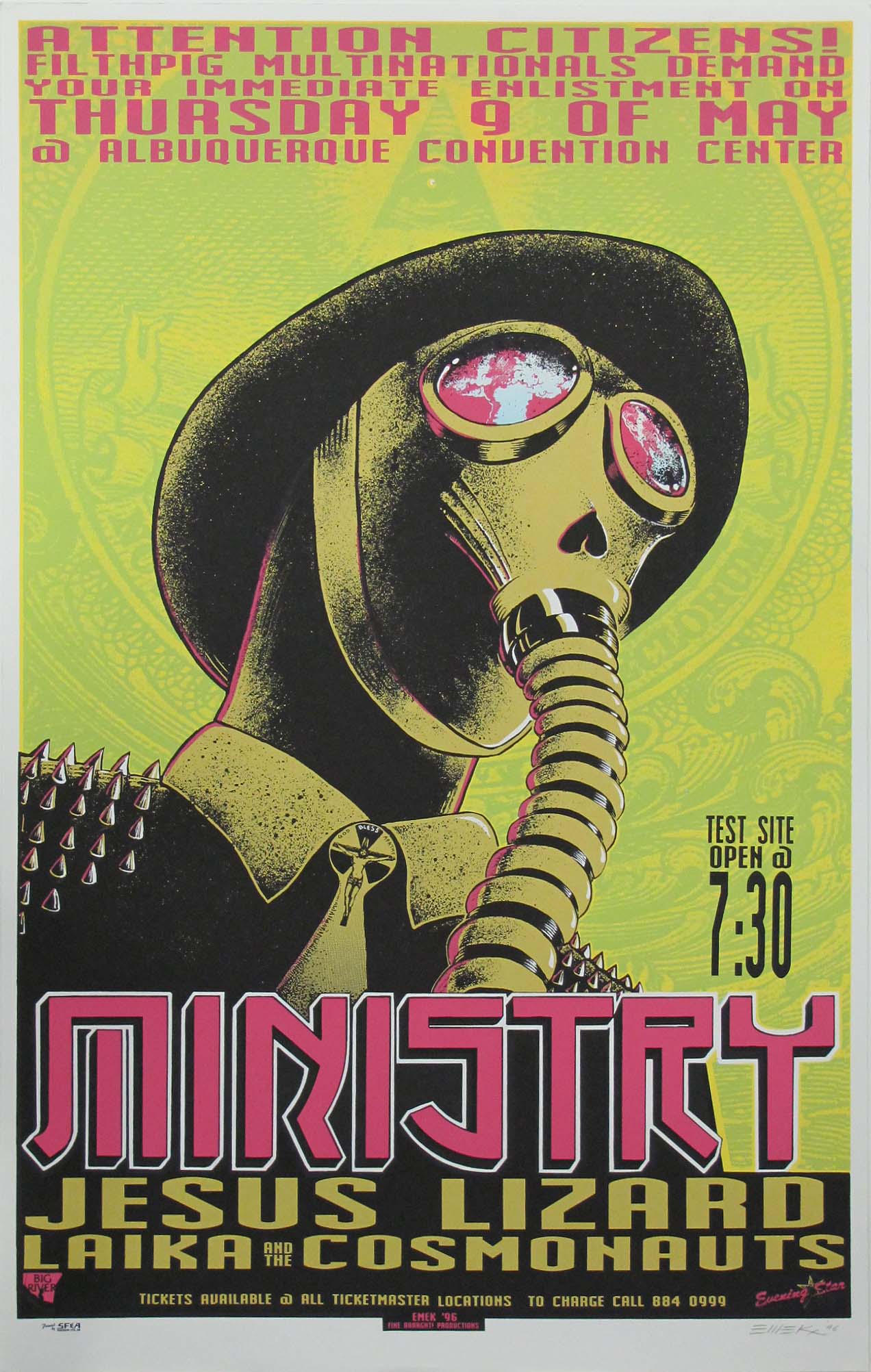 Ministry Concert Poster