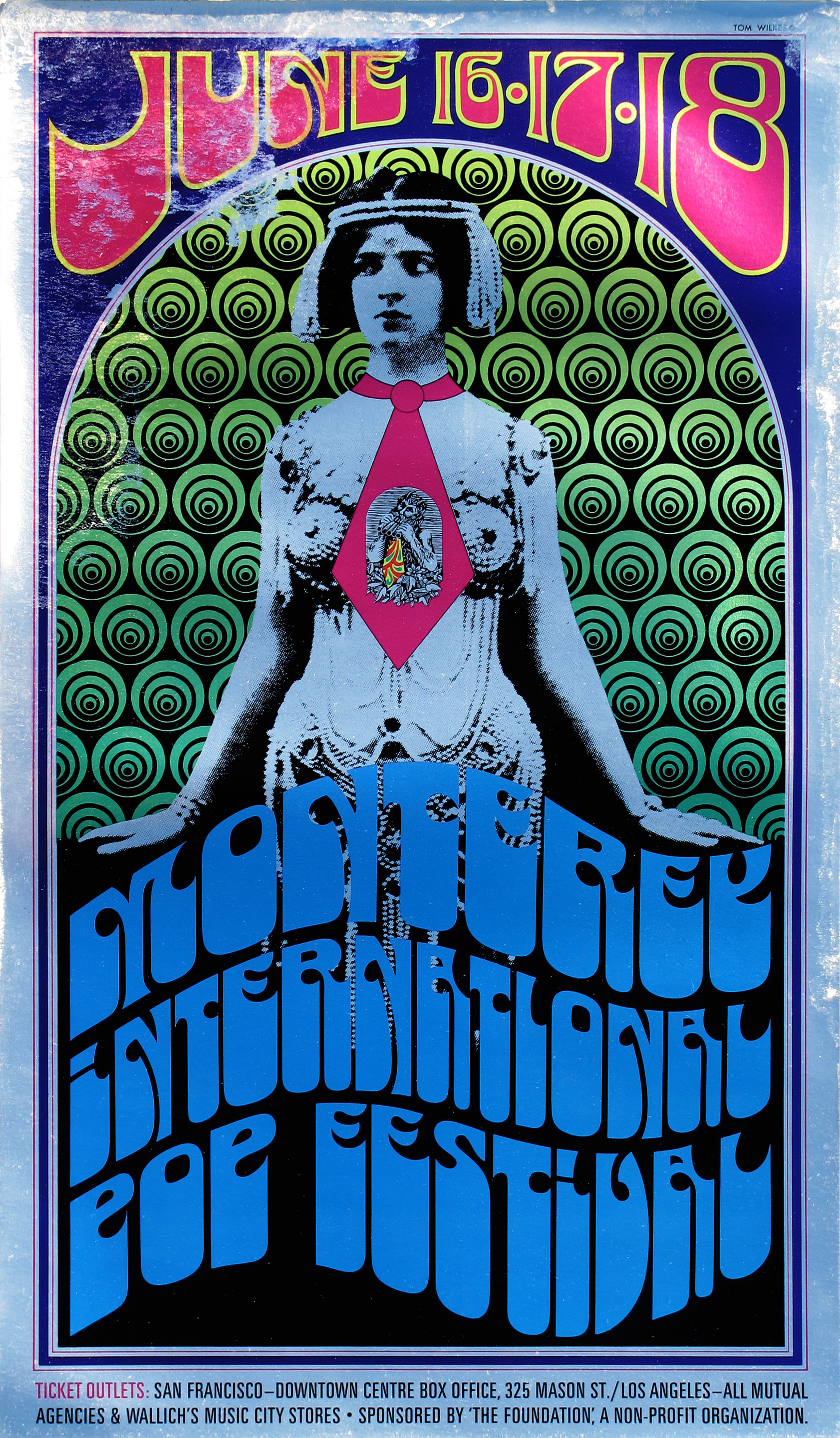 Monterey Pop Festival Original Concert Poster