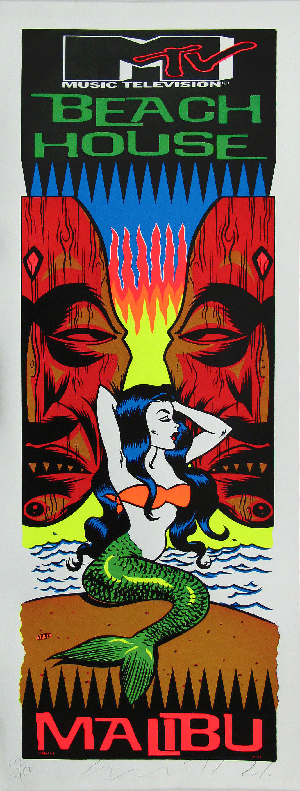 MTV Beach House in Malibu Poster Limited Runs