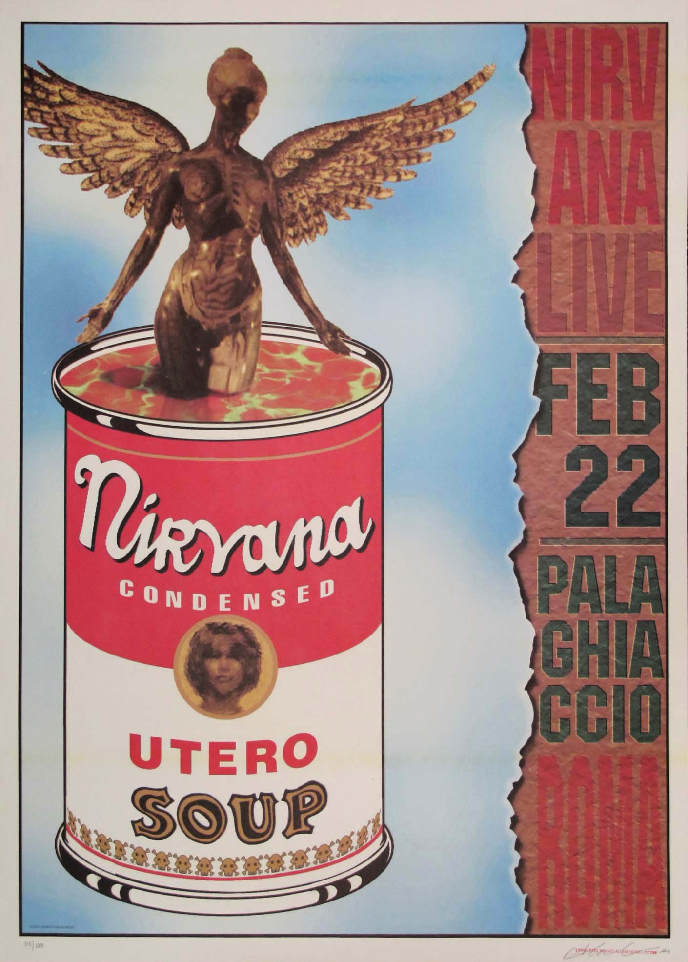 Nirvana Concert Poster