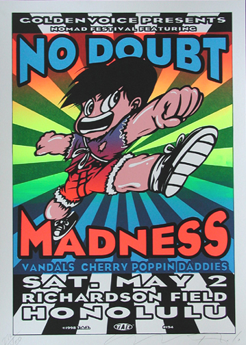 No Doubt & Madness Concert Poster