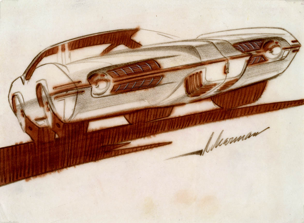 Oldsmobile Toronado Study In Brown Concept Car Design by Ackerman
