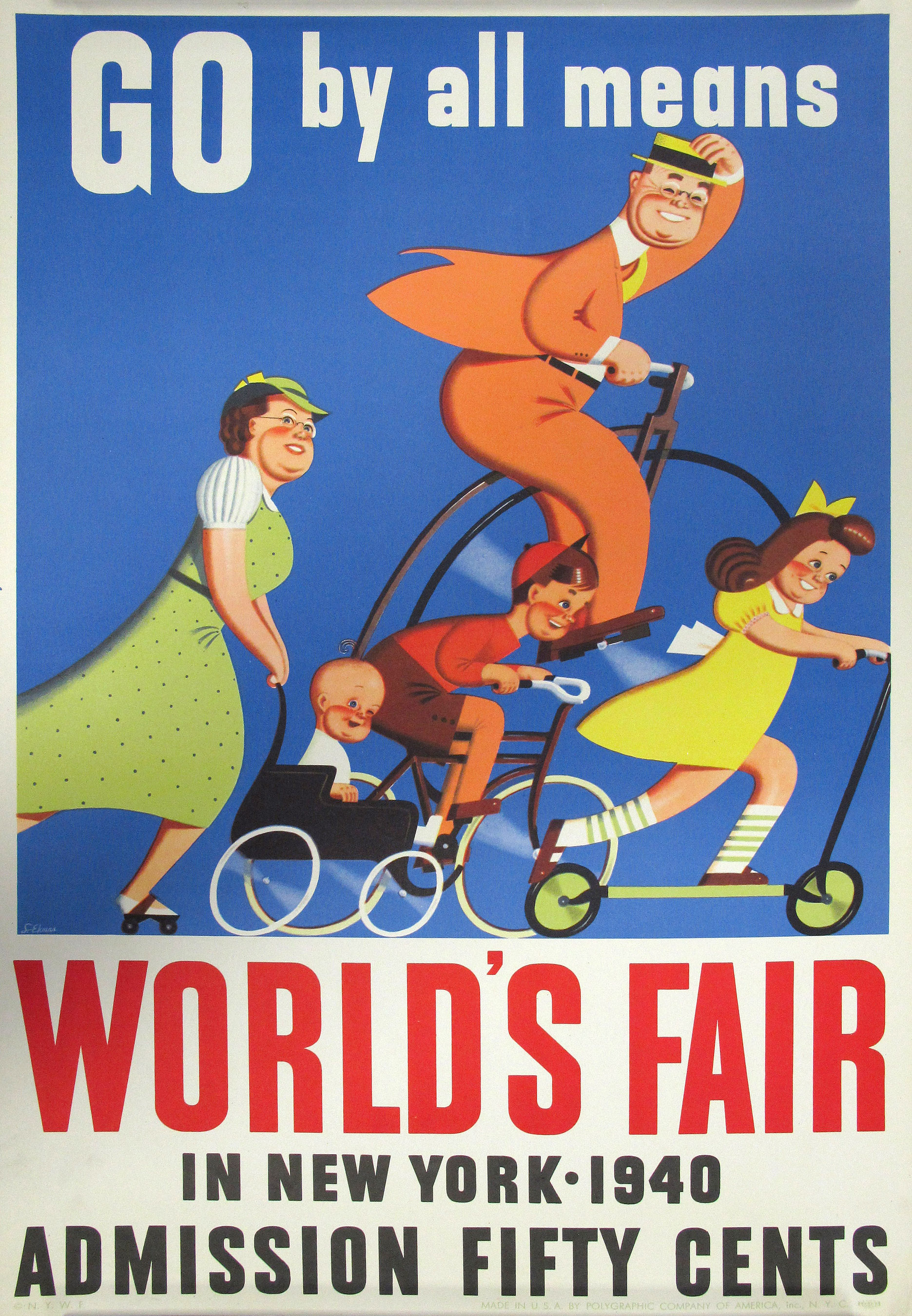 Original World's Fair In New York Poster
