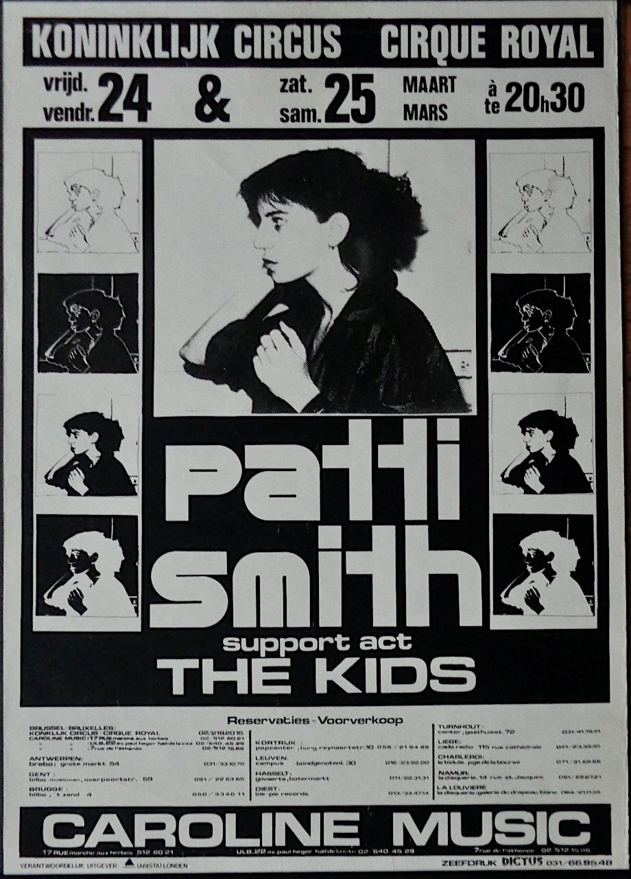 Patti Smith: Brussels 1978