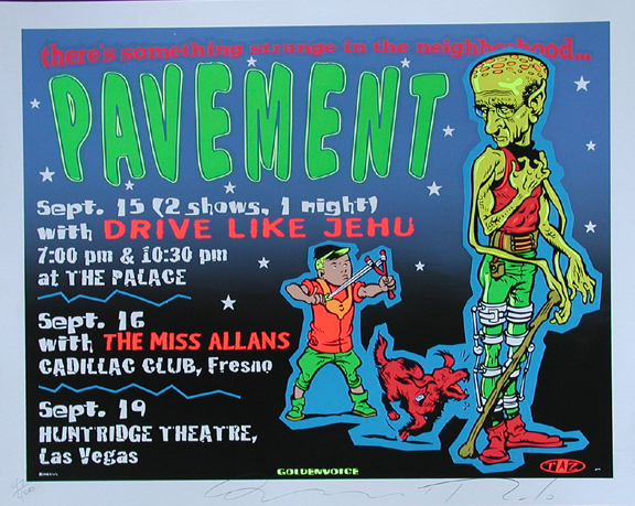 Pavement Tour Poster