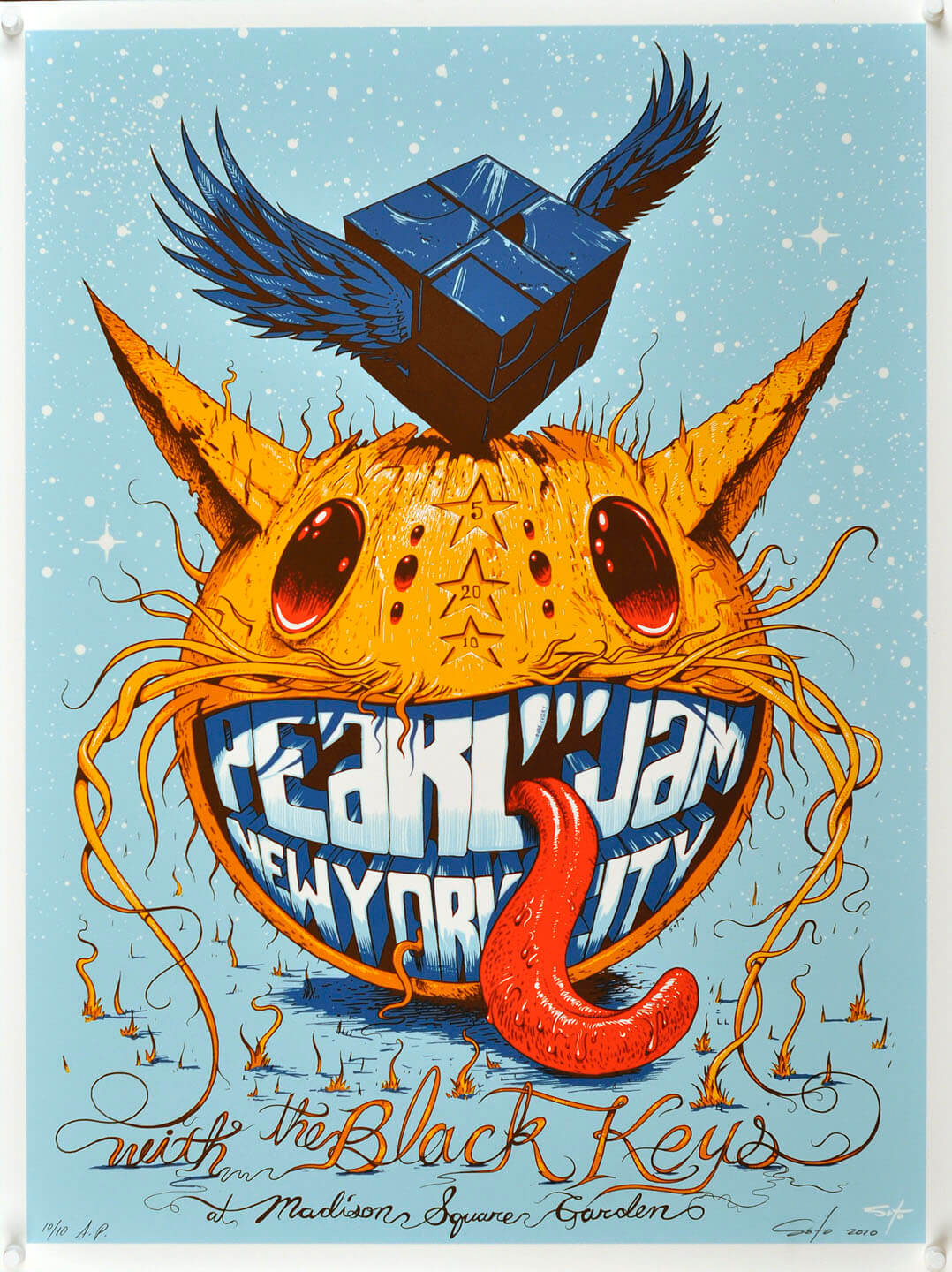 Pearl Jam with the Black Keys Concert Poster