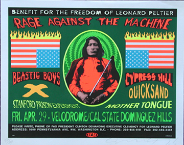 Rage Against the Machine Benefit Concert Poster