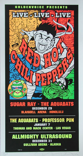 Red Hot Chili Peppers Tour Poster
