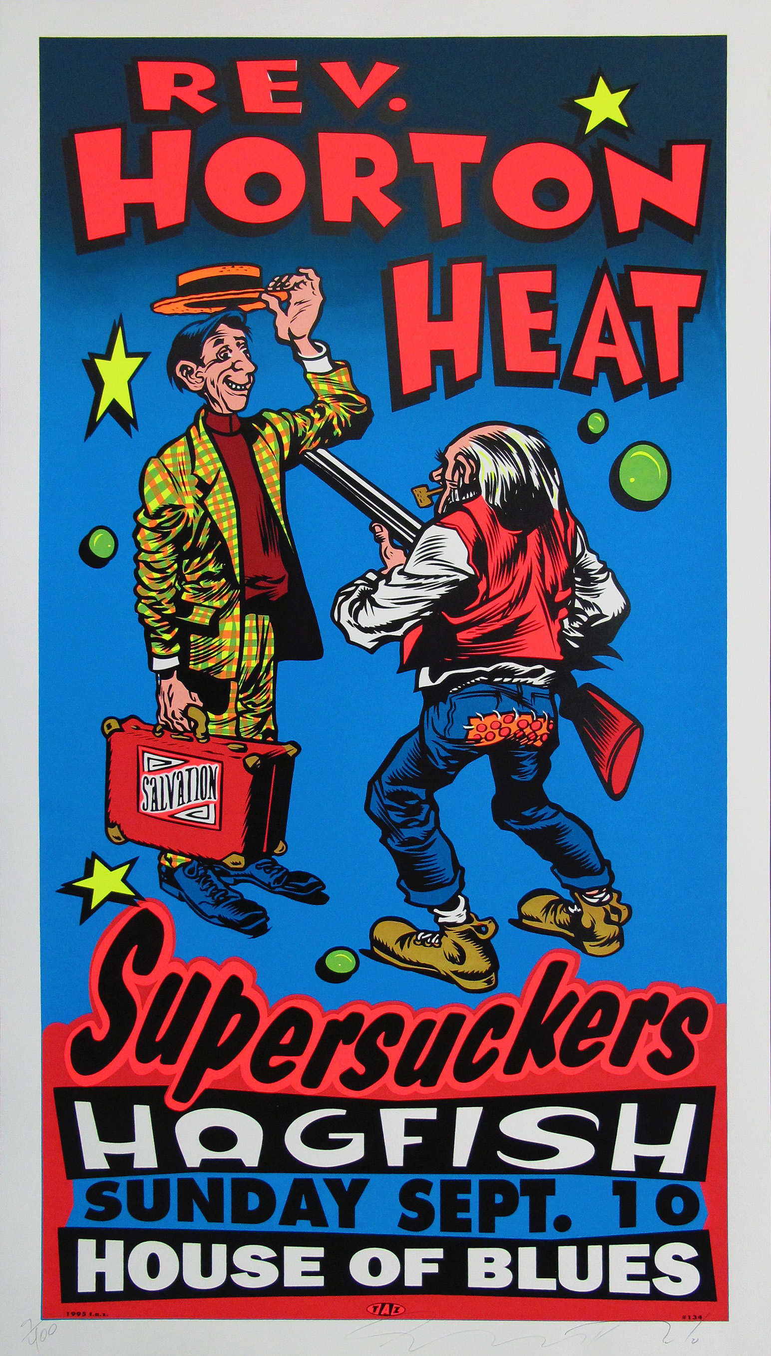 Reverend Horton Heat Concert Poster | Limited Runs