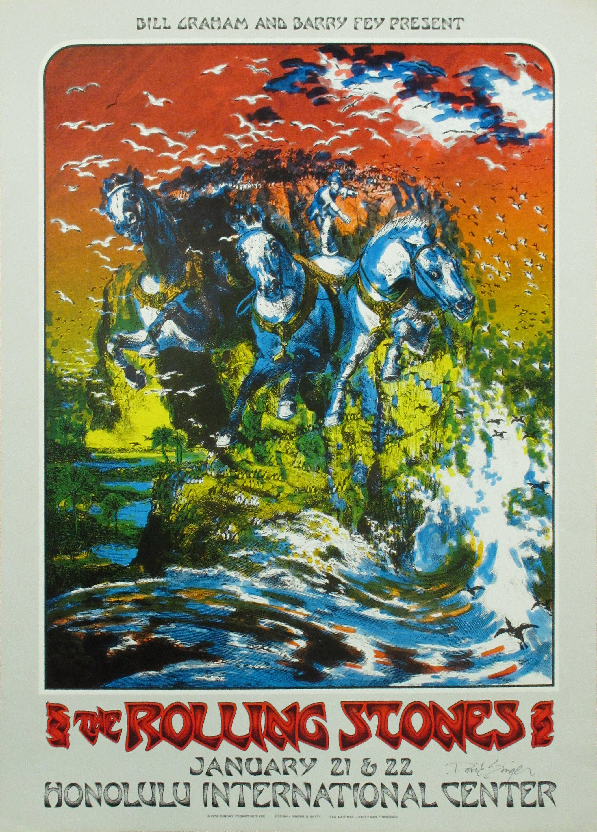 Rolling Stones Original Concert Poster