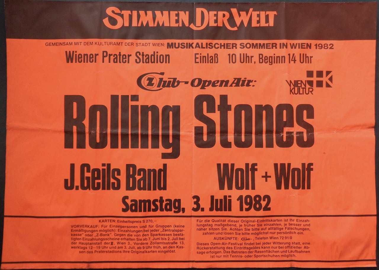 Rolling Stones: Vienna 1982