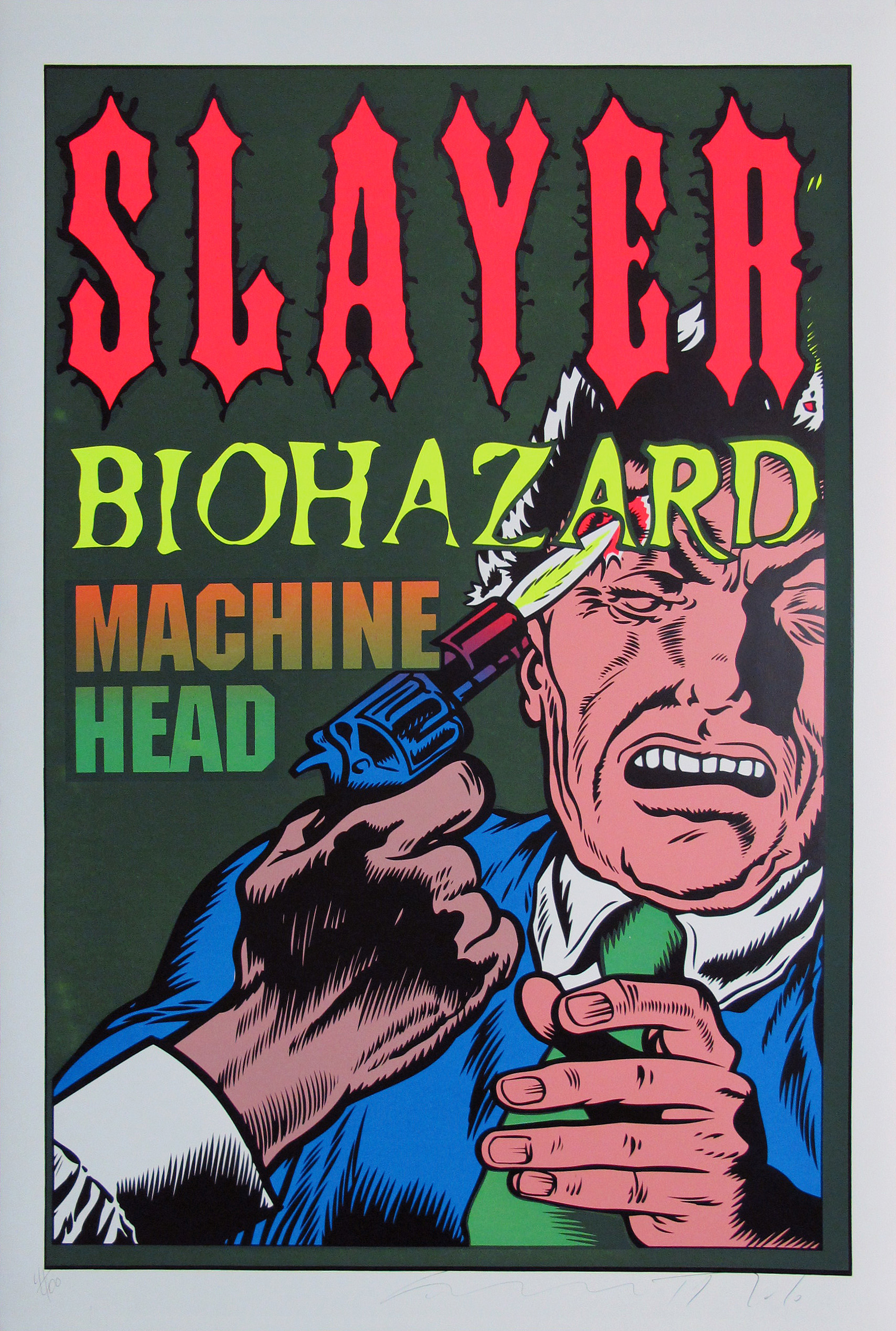 Slayer Concert Poster