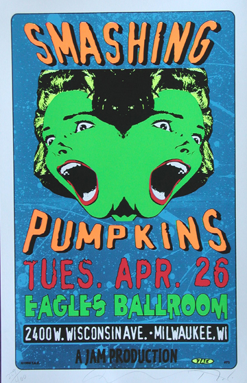 Smashing Pumpkins Concert Poster