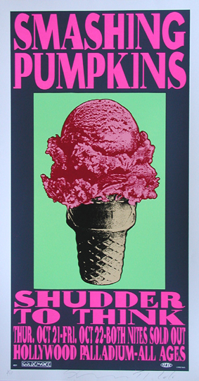 Smashing Pumpkins & Shudder To Think Concert Poster