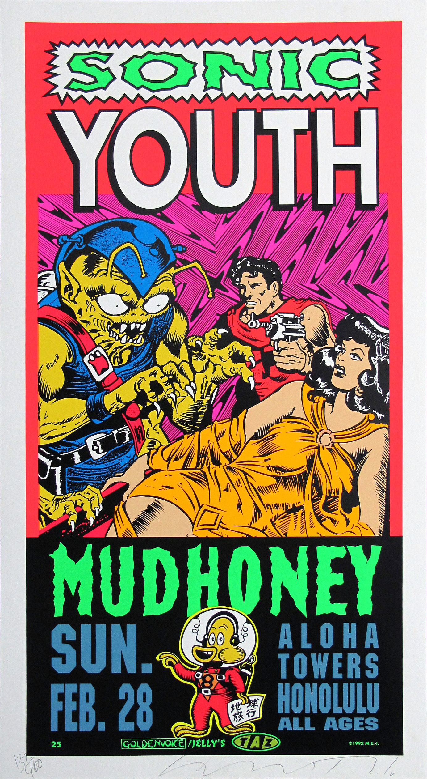 Sonic Youth & Mudhoney Concert Poster