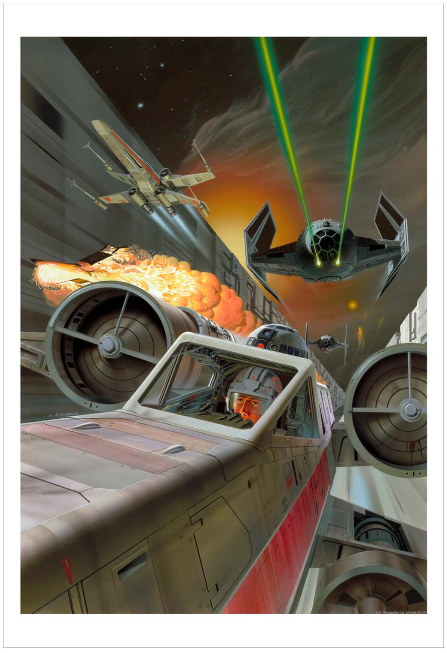 Star Wars - Luke in the Trench by Ralph McQuarrie