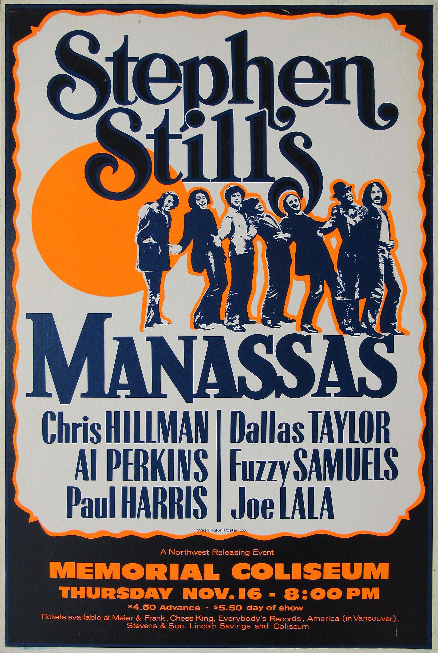 Stephen Stills Concert Poster