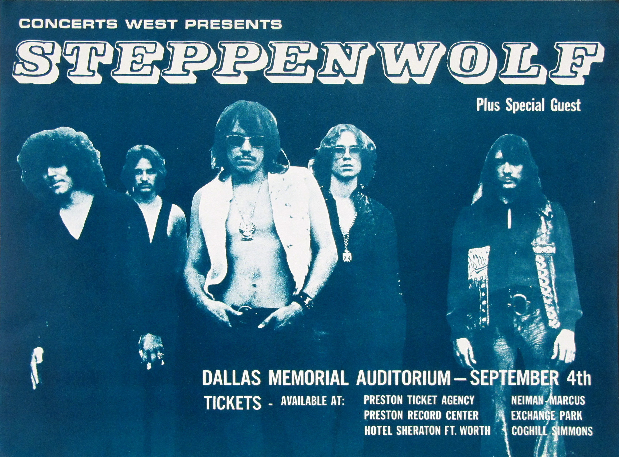 Steppenwolf Original Concert Handbill
