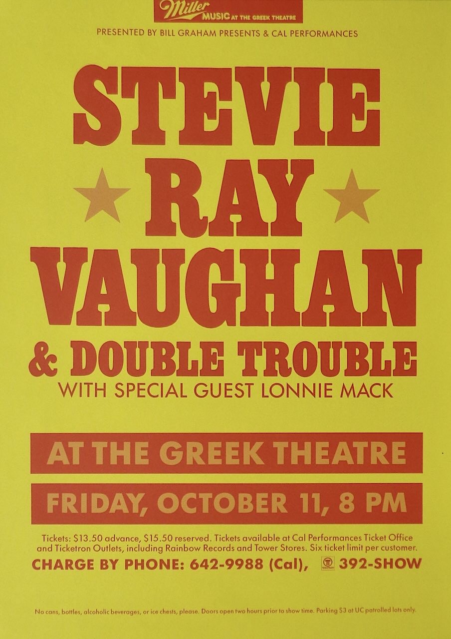 Stevie Ray Vaughan: Berkeley 1985