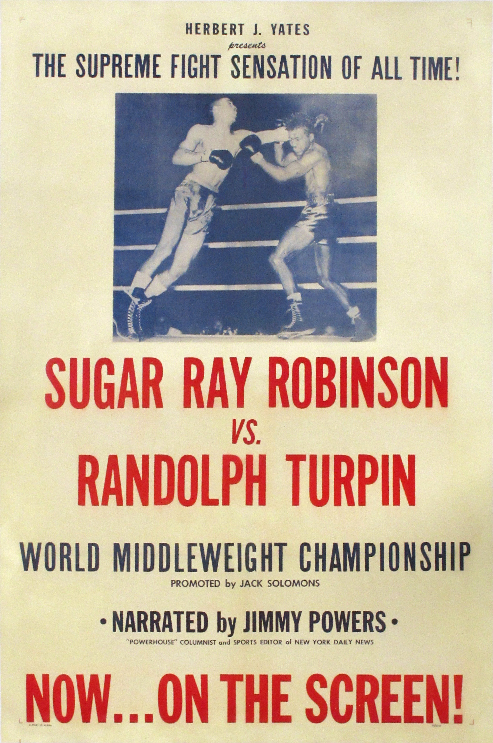 Sugar Ray Robinson vs. Randolph Turpin