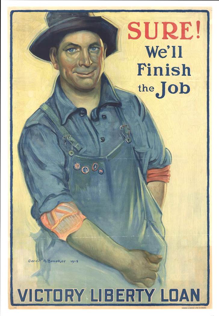 Sure! We'll Finish the Job Victory Liberty Loan